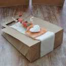 DIY Geschenktasche mit Trockenblumen und Wollband für Geburtstag und Muttertag