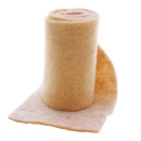 Filzband - Wollband, L 1 m, B 15 cm, zweifarbig, Apricot...