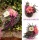 Seidenblume Dahlien groß, rosa B 15 cm, L 79 cm mit 5 Blättern, Premium Qualität