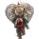 Grabgesteck Herz, DIY Pflanzherz mit Sola Rose haltbar...