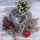 Grabgesteck Herz, DIY Pflanzherz mit Sola Rose haltbar rot weiß selbermachen