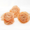 Sola Rosen peach VE 3 Stk. Gr. 8 cm, haltbare Blumen