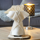DIY Wollfilz Engel stehend basteln als Tischdeko oder...