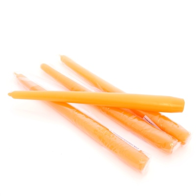 Stabkerzen für Hochzeit und Adventsfloristik Farbe apricot VE 4 Stück