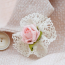 Streurosen für Hochzeit, Softrosen zum Streuen rosa ca. 2 cm, ca. 50 Stück- für Tischdeko Hochzeit und Feste