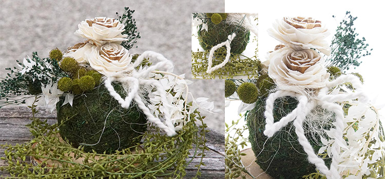 Grabgesteck Grabschmuck Pflanzkugel Allerheiligen