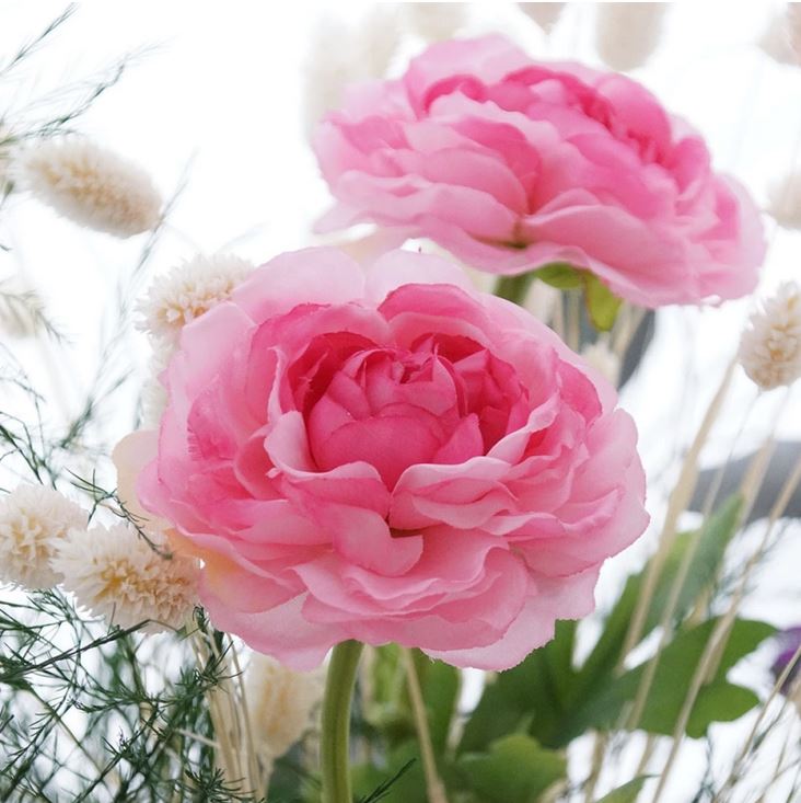 Ranunkeln Seidenblumen Fruehling Fruehjahrsdeko kaufen