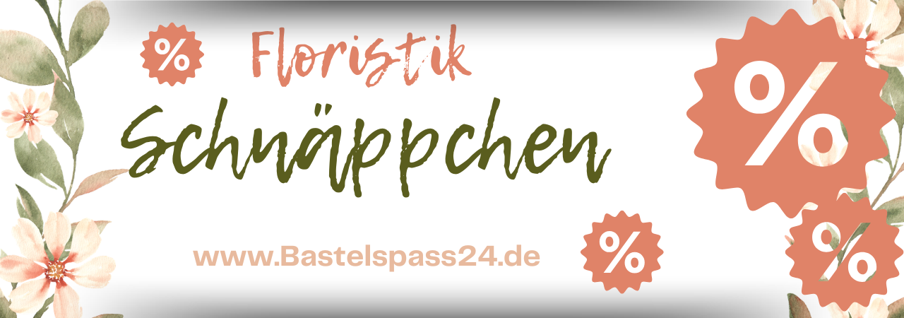 Floristik und Deko Onlineshop Schnäppchen Bastelspass24.de