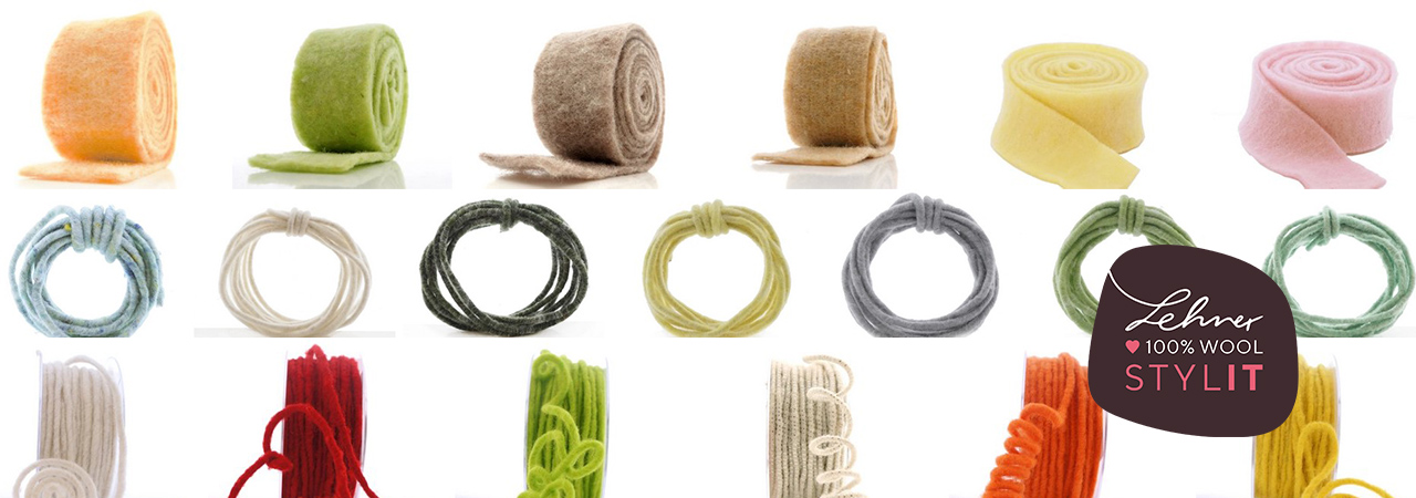 Lehner Stylit Wolle zum Basteln & Dekorieren bei Bastelspass24 kaufen